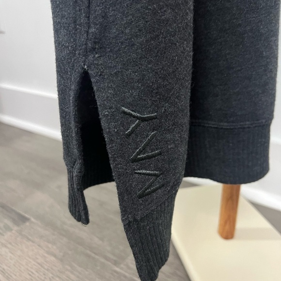 Marc New York Andrew Marc Performance Heather Dark Gray Cowl Neck Sweater sz XL - Picture 2 of 7